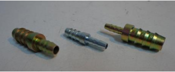 Systolic connecting hoses of plastic tubing